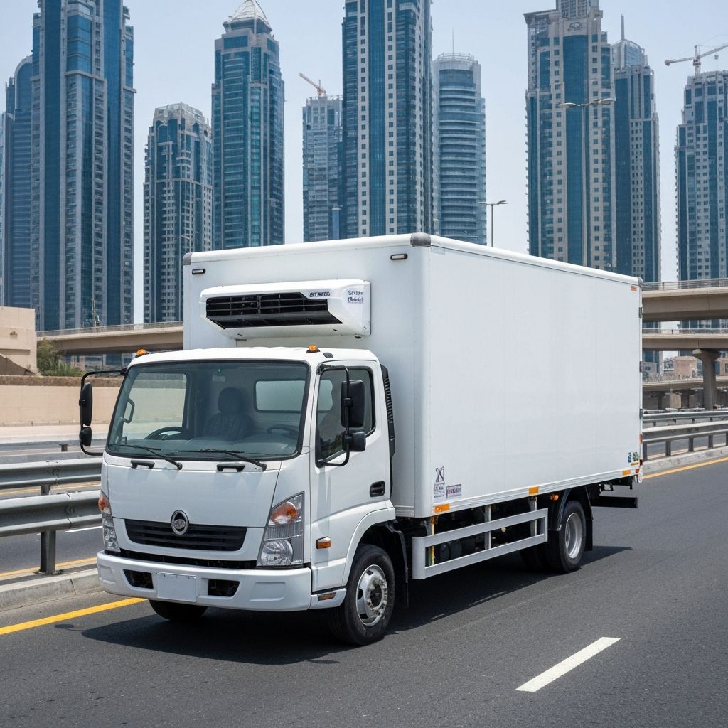3 Ton Freezer Van for rent in Dubai - Al-Amanah Transport