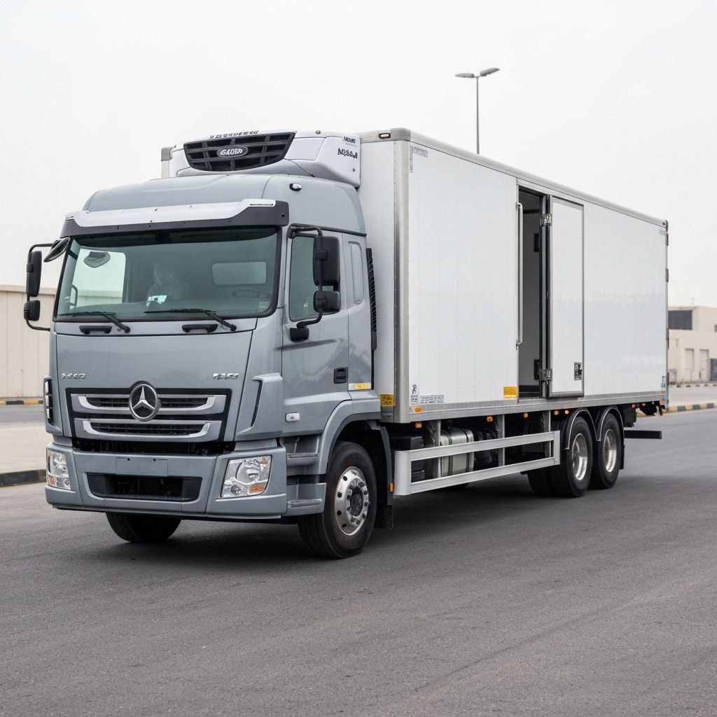 7 Ton Freezer Truck for rent in Dubai - Al-Amanah Transport