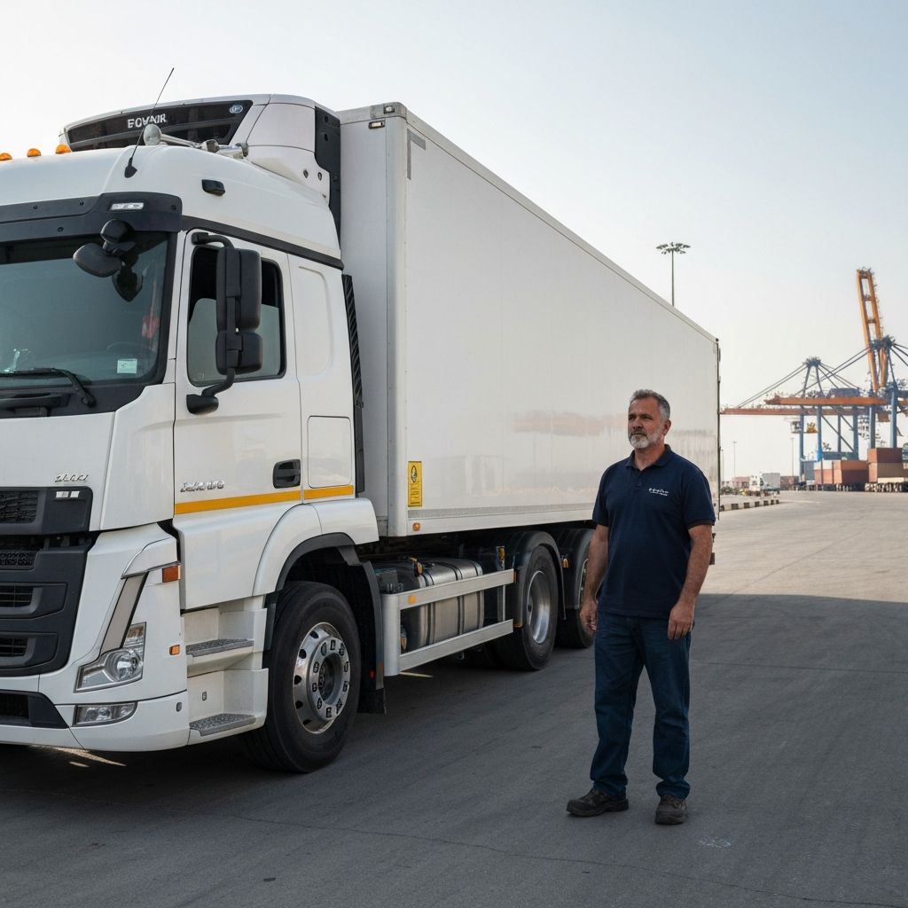 Refrigerated Truck - Al-Amanah Transport Dubai